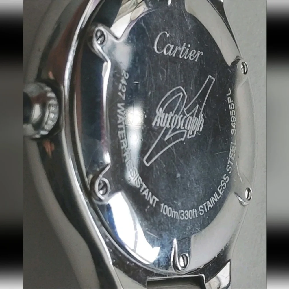 Cartier ~ Must de Cartier 21 Autoscaph 2427 Automatic Watch.